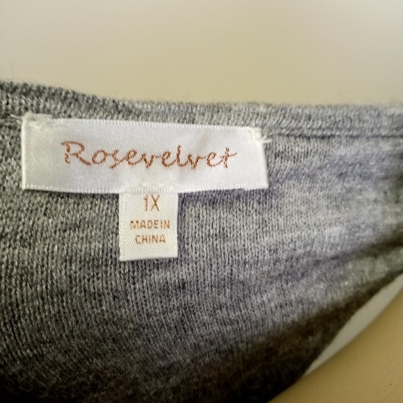 Women's Solid Color Gray Boho  Cropped Jumpsuit - Picture 6 of 8